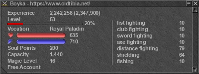 Signature for player Boyka