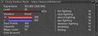 Signature for player Chuty Hackeo Nysh