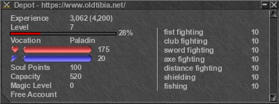 Signature for player Depot