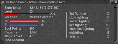 Signature for player Dr Impossible