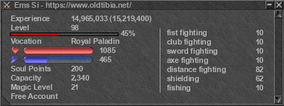 Signature for player Ems Si