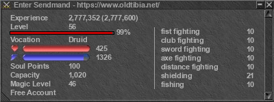 Signature for player Enter Sendmand