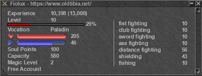 Signature for player Fiolux