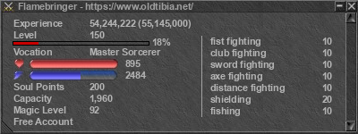 Signature for player Flamebringer