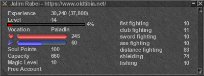 Signature for player Jalim Rabei