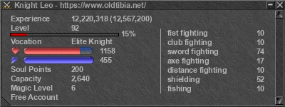 Signature for player Knight Leo