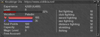 Signature for player Knubbige Ola