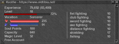 Signature for player Kvothe