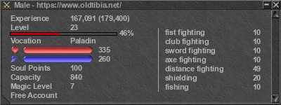 Signature for player Male