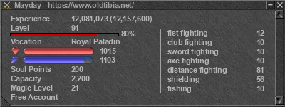 Signature for player Mayday