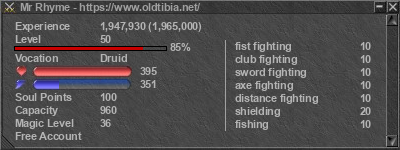 Signature for player Mr Rhyme