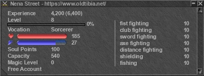 Signature for player Nena Street