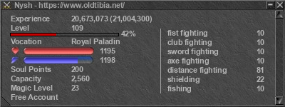 Signature for player Nysh