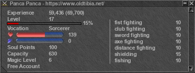 Signature for player Panca Panca