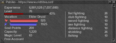 Signature for player Pshiko