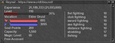 Signature for player Reynal