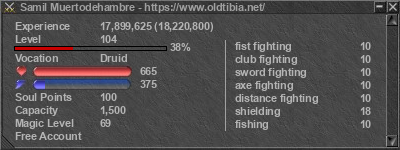 Signature for player Samil Muertodehambre