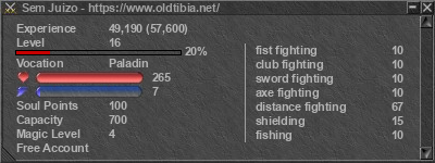 Signature for player Sem Juizo