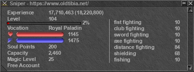 Signature for player Sniper