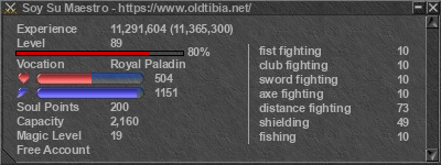 Signature for player Soy Su Maestro