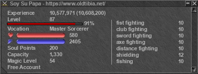 Signature for player Soy Su Papa