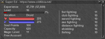 Signature for player Super Ed