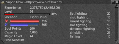 Signature for player Super Tizok