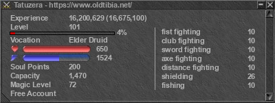 Signature for player Tatuzera