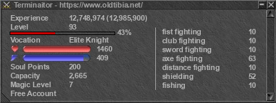 Signature for player Terminaitor