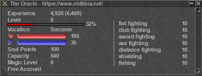 Signature for player The Oracle